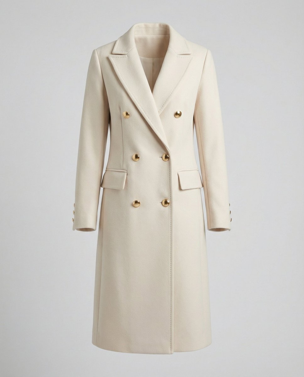 Emeline - Double-Breasted Longline Overcoat