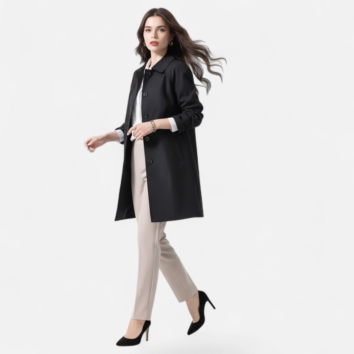 Margery - Tailored Mid-Length Coat