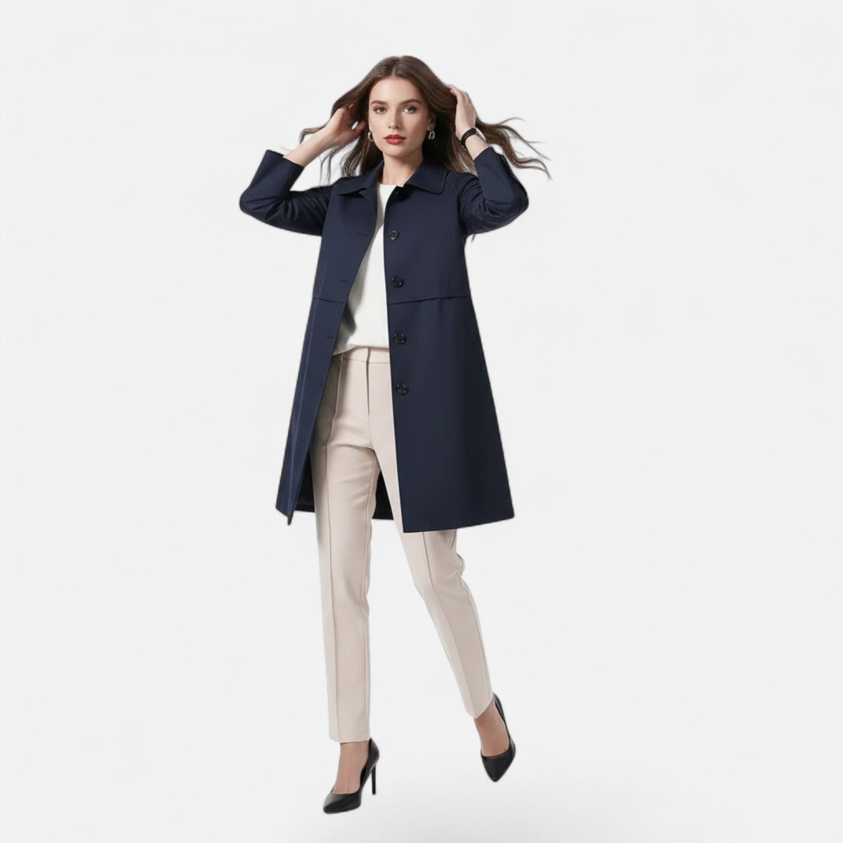 Margery - Tailored Mid-Length Coat