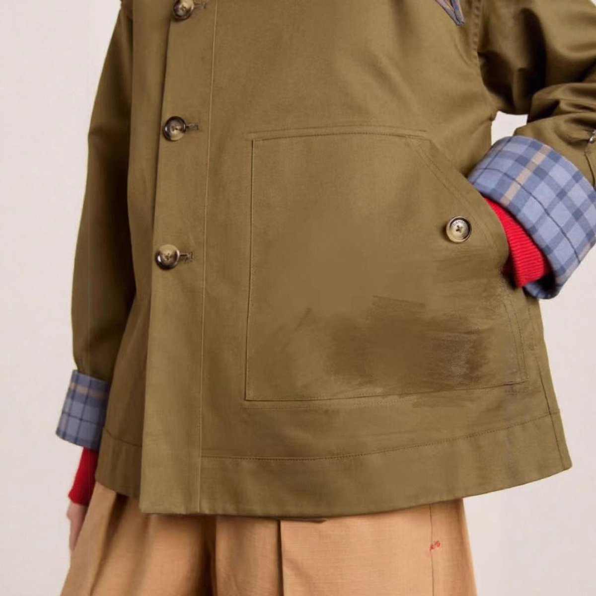 Lorna - Oversized Double-Breasted Utility Coat