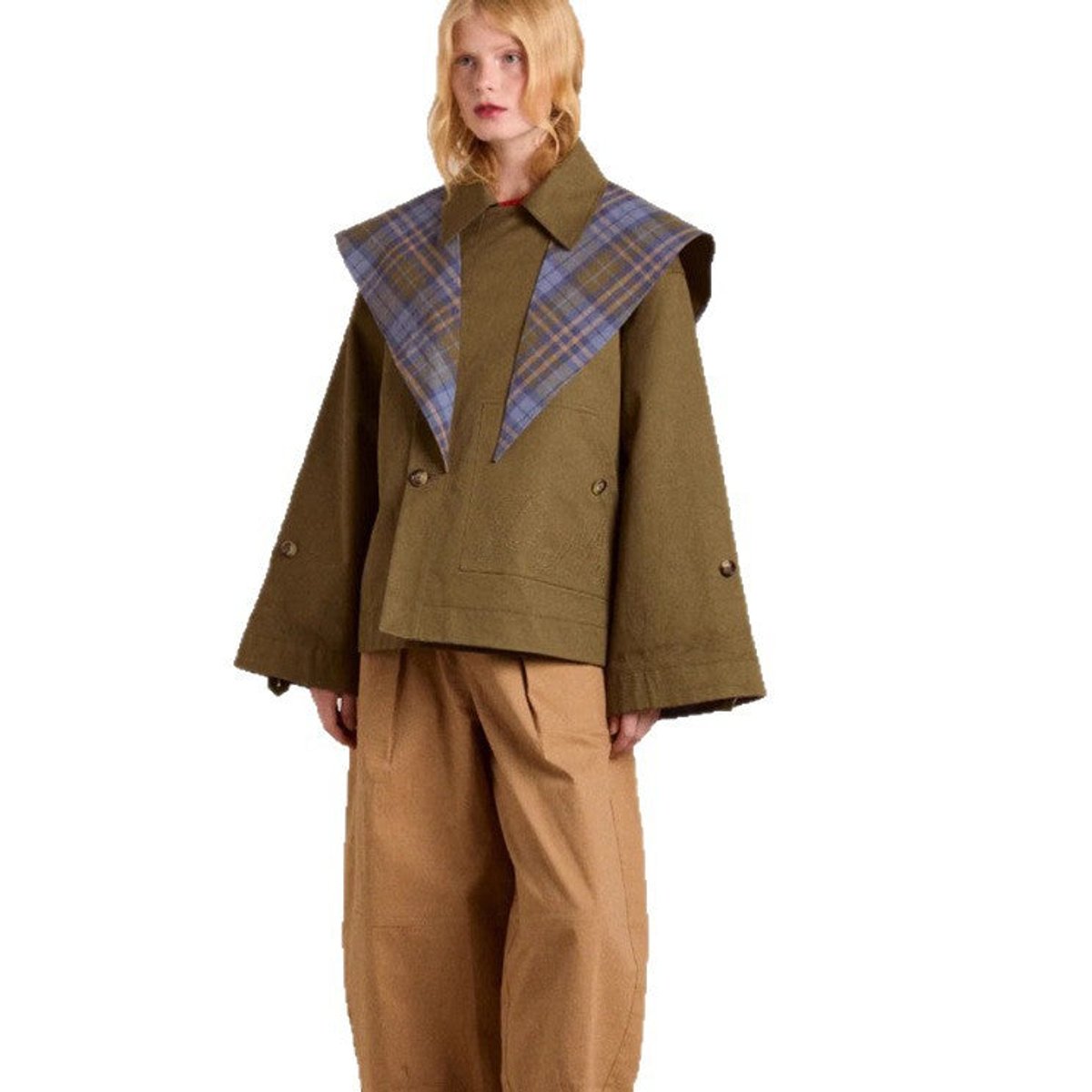 Lorna - Oversized Double-Breasted Utility Coat