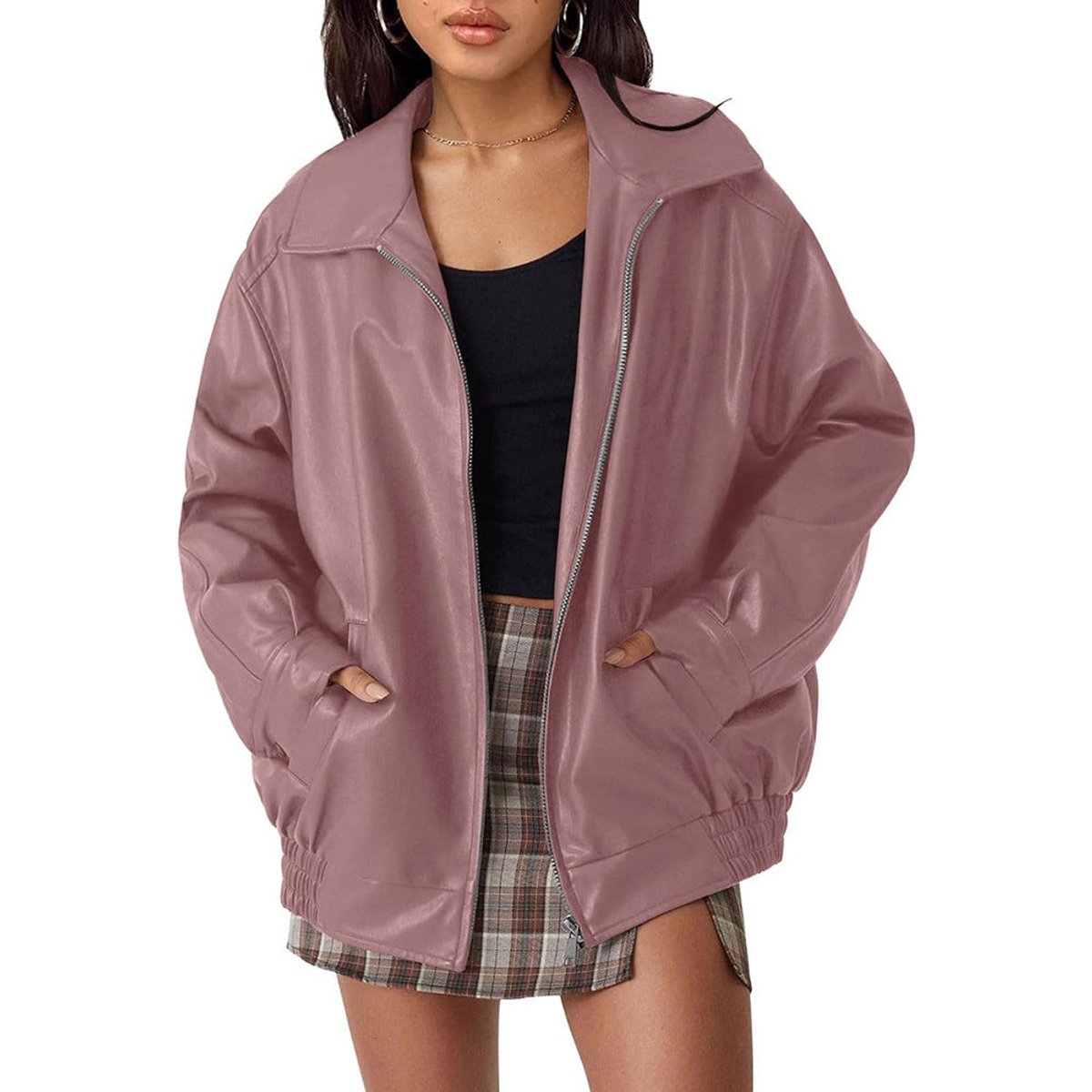 Nicola - Relaxed Zip-Up Bomber Jacket