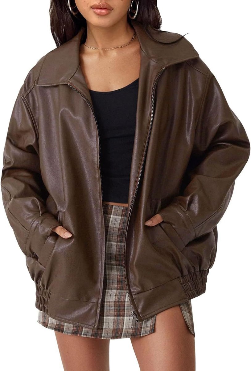 Nicola - Relaxed Zip-Up Bomber Jacket