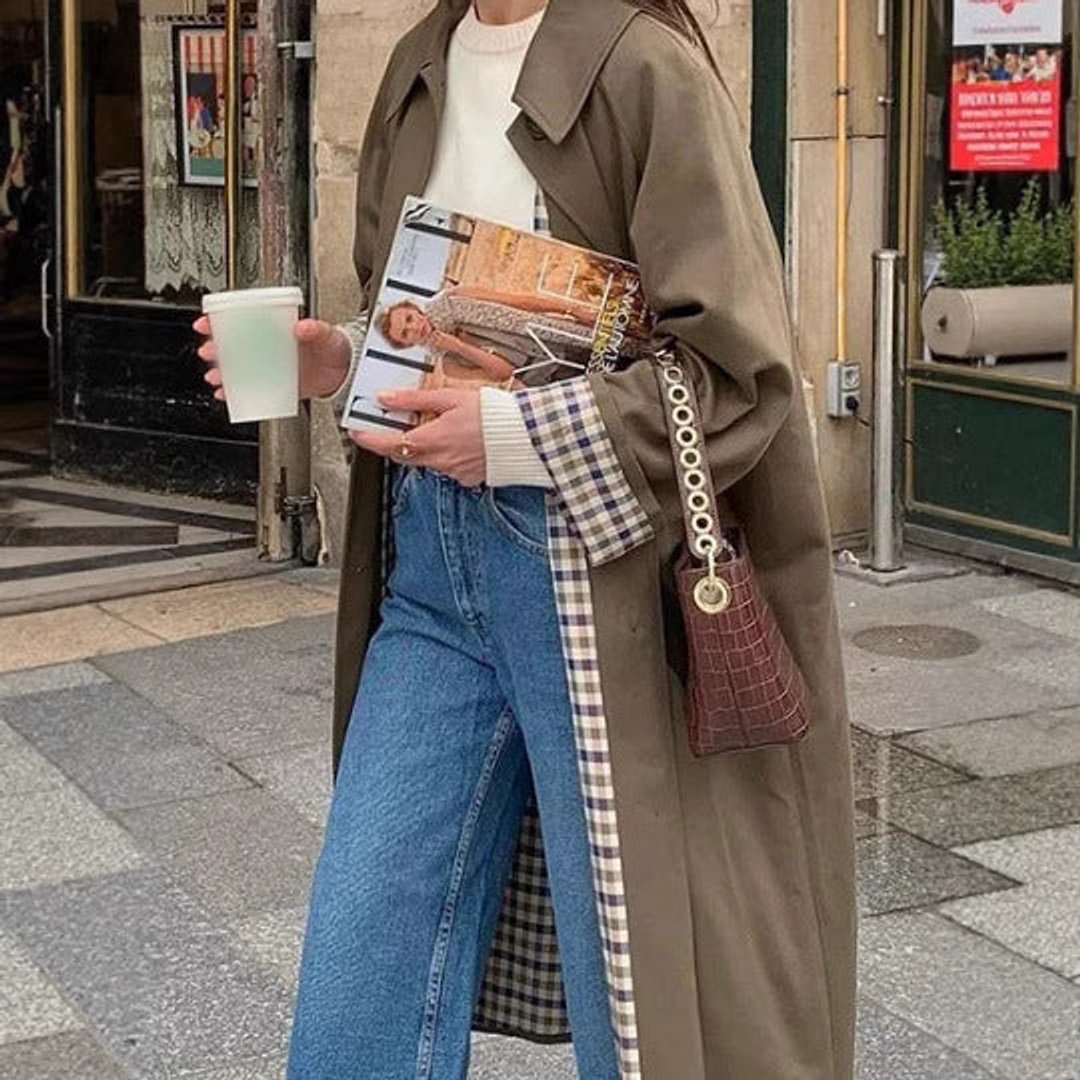 Lucia - Refined Oversized Long Trench Coat