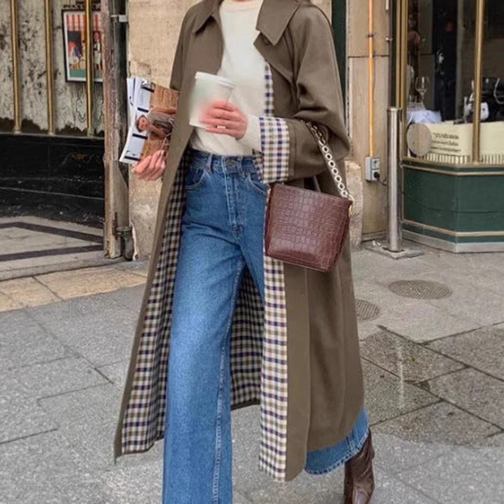 Lucia - Refined Oversized Long Trench Coat