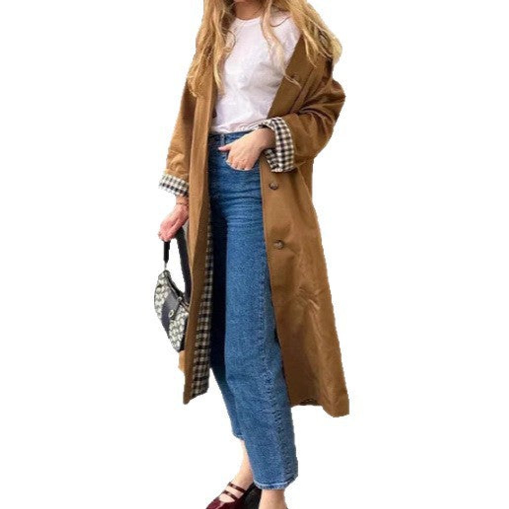 Lucia - Refined Oversized Long Trench Coat