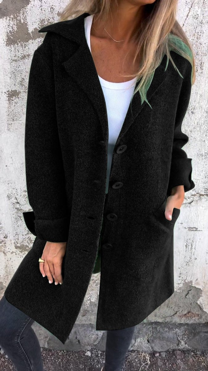 Lucille - Relaxed Longline Lapel Coat