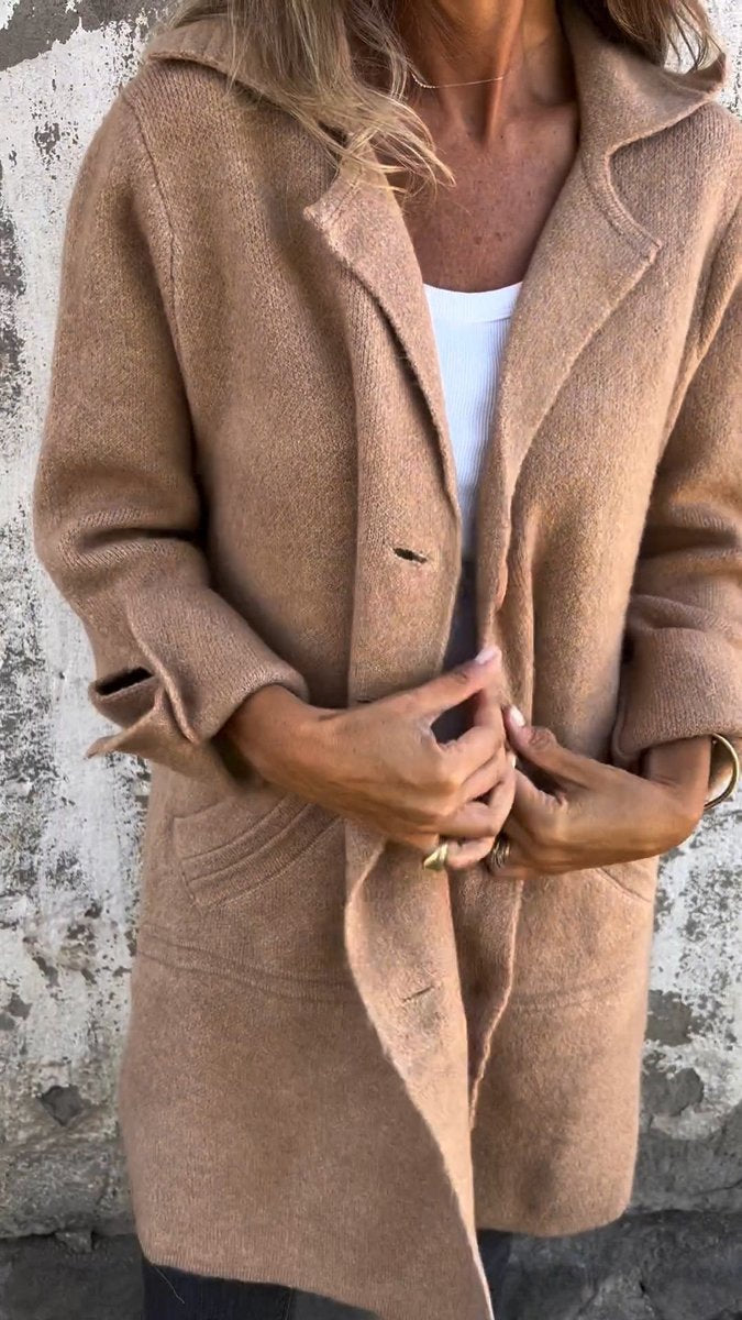 Lucille - Relaxed Longline Lapel Coat