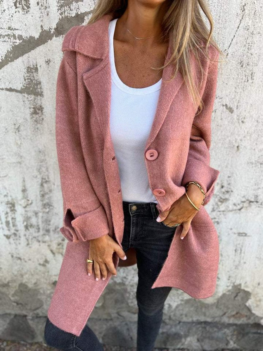 Lucille - Relaxed Longline Lapel Coat