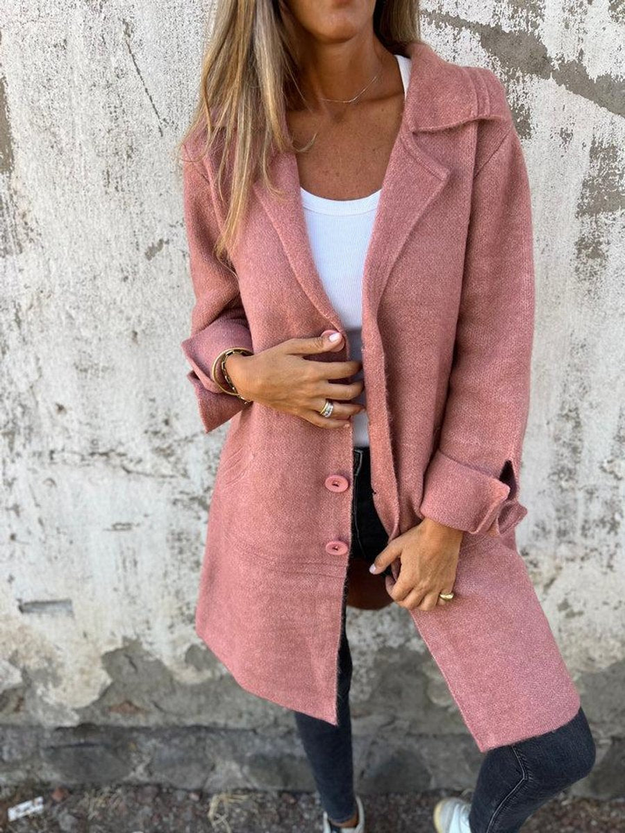 Lucille - Relaxed Longline Lapel Coat