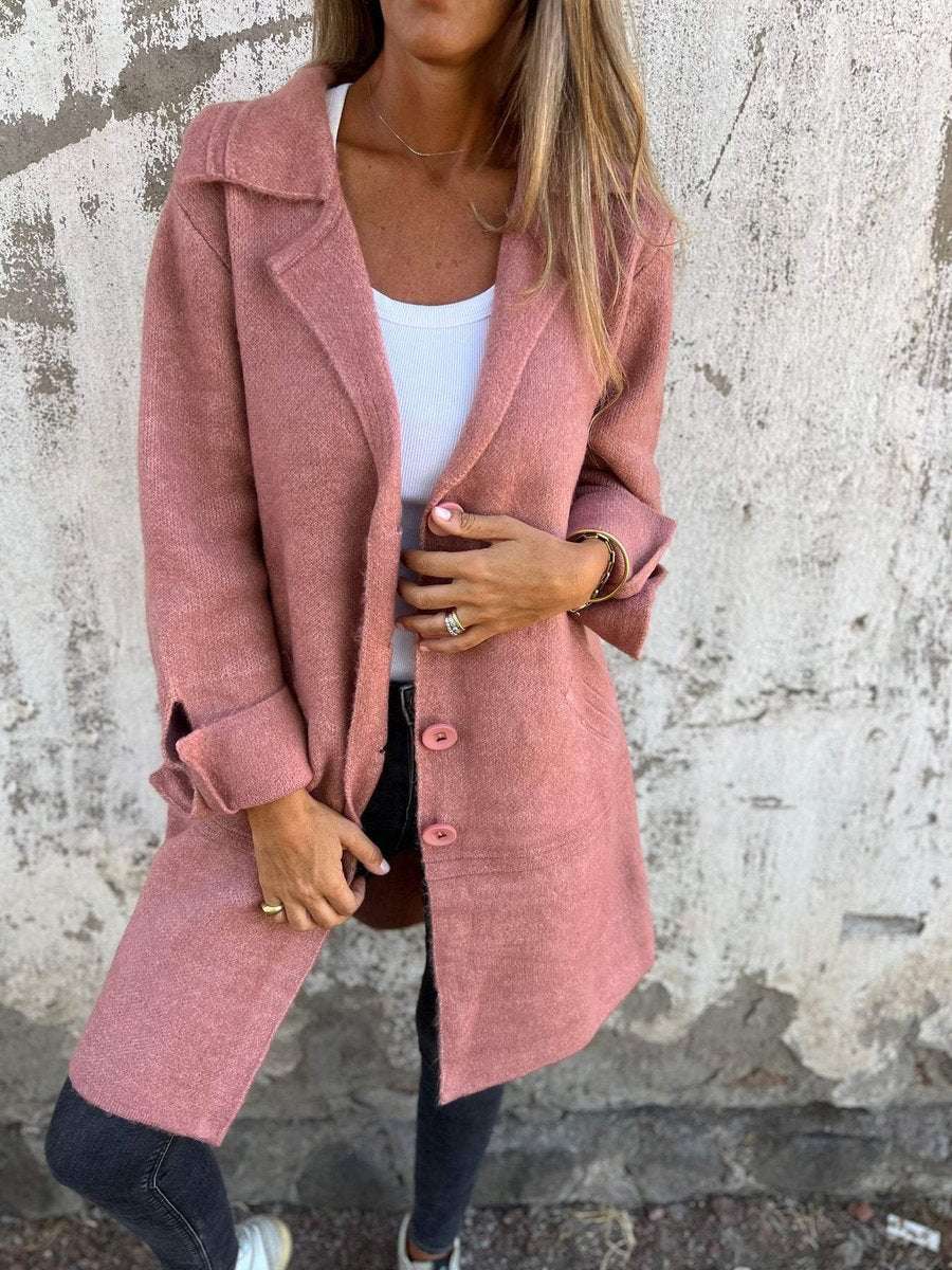 Lucille - Relaxed Longline Lapel Coat