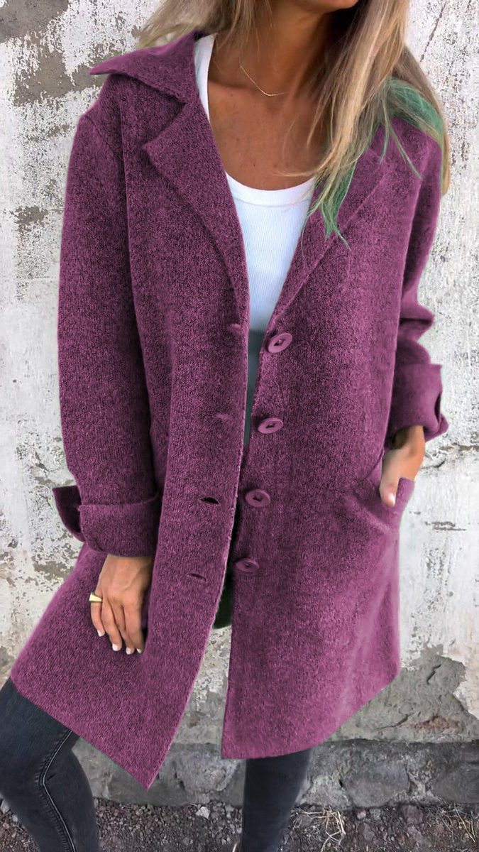 Lucille - Relaxed Longline Lapel Coat