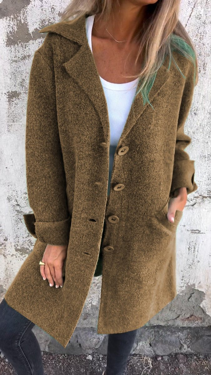 Lucille - Relaxed Longline Lapel Coat