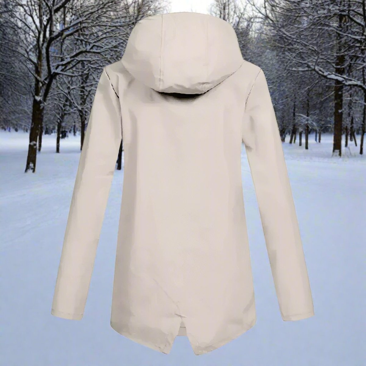 Lorraine - Hooded Waterproof Longline Rain Jacket