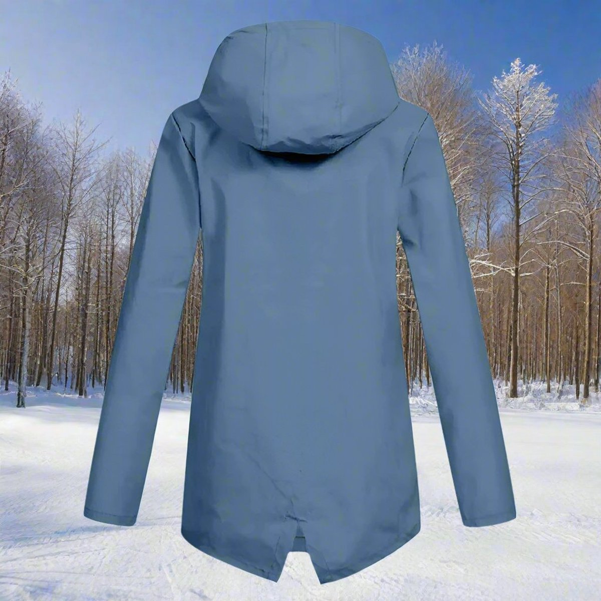 Lorraine - Hooded Waterproof Longline Rain Jacket