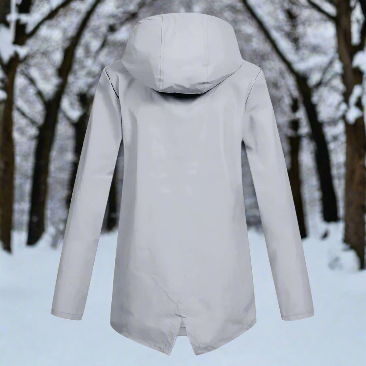 Lorraine - Hooded Waterproof Longline Rain Jacket